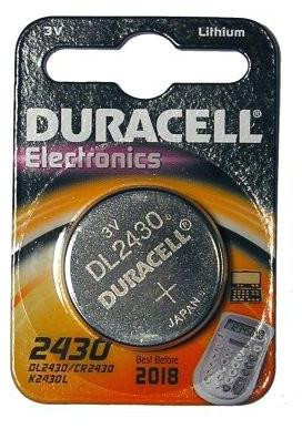 Duracell 2430 lithiumbatterij, 1 stuk