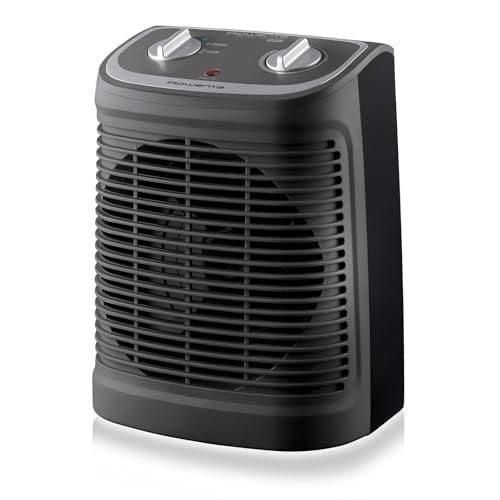 Rowenta Instant Comfort Mini SO2330F2 ventilator kachel, zwart en grijs