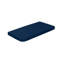 Bierbaum Jersey Spannbetttuch   ¦ blau ¦ Maße (cm): B: 190 H: 1