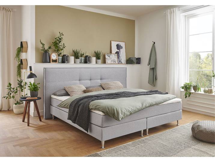 ATLANTIC home collection Barnett mit Taschenfederkern-Matratze und Topper