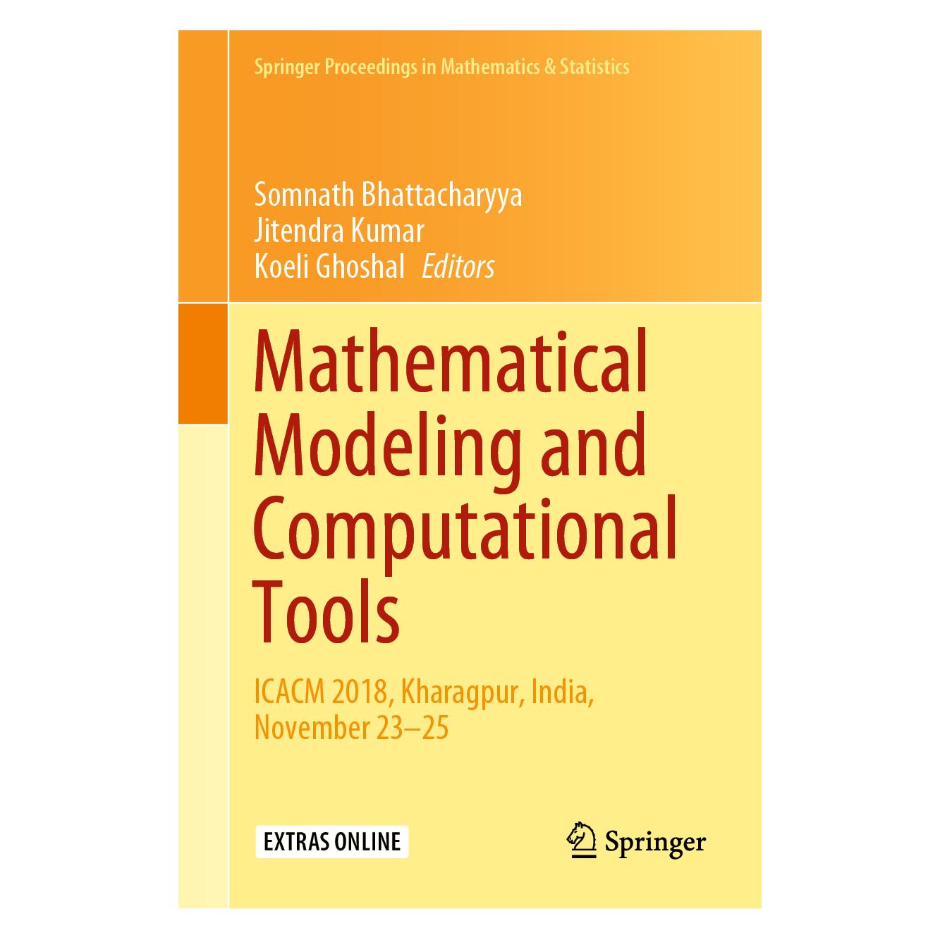 Springer Mathematical Modeling and Computational Tools (Englisch, Hardcover, Jitendra Kumar, Koeli Ghoshal, Somnath Bhattacharyya) (71875362)