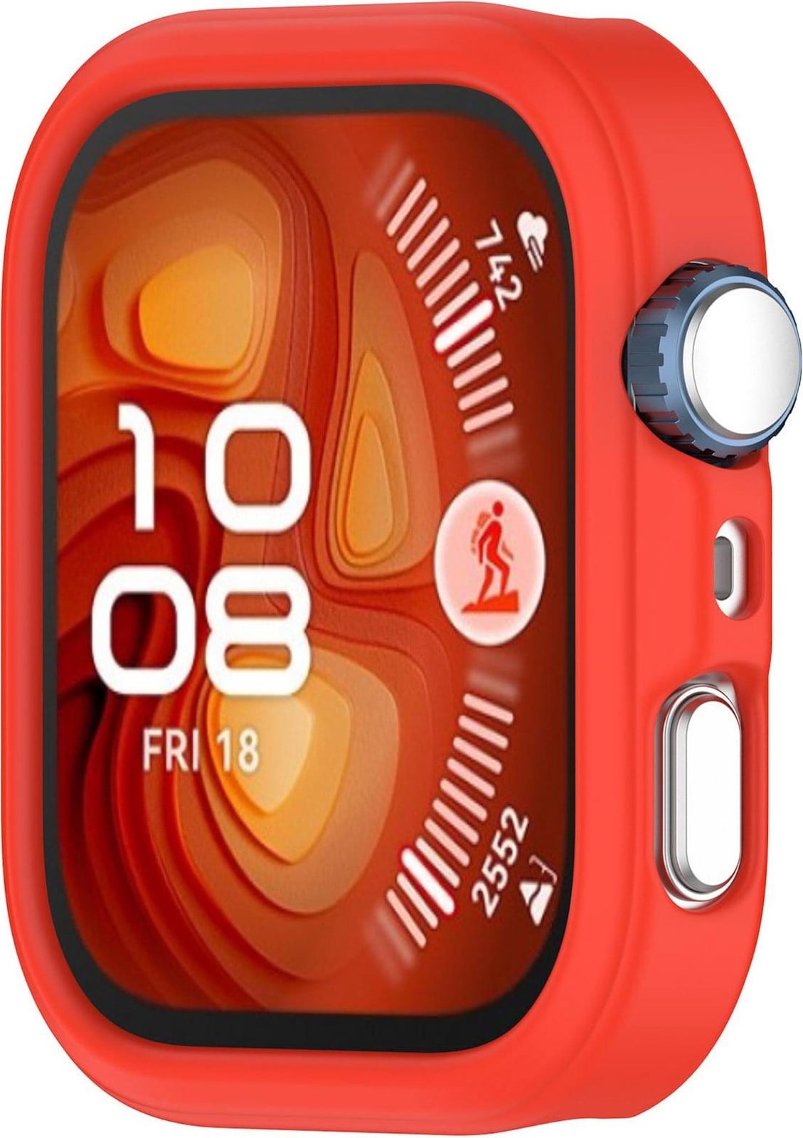 Siliconen beschermhoes voor Huawei Watch Fit 4/4 Pro, rode kleur