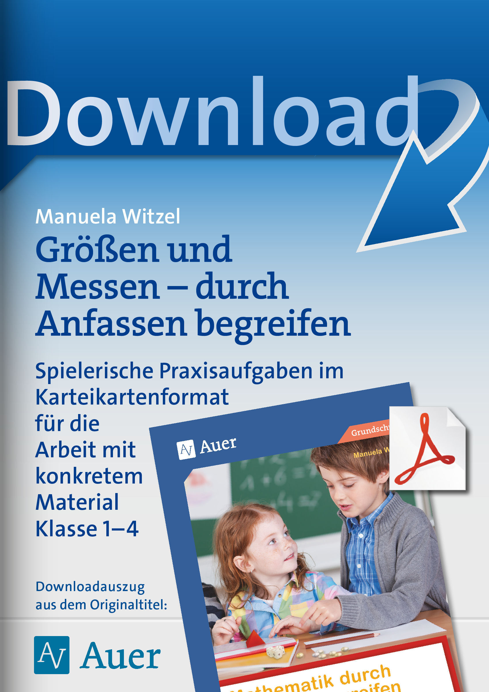 Auer Verlag Größen und Messen - durch Anfassen begreifen