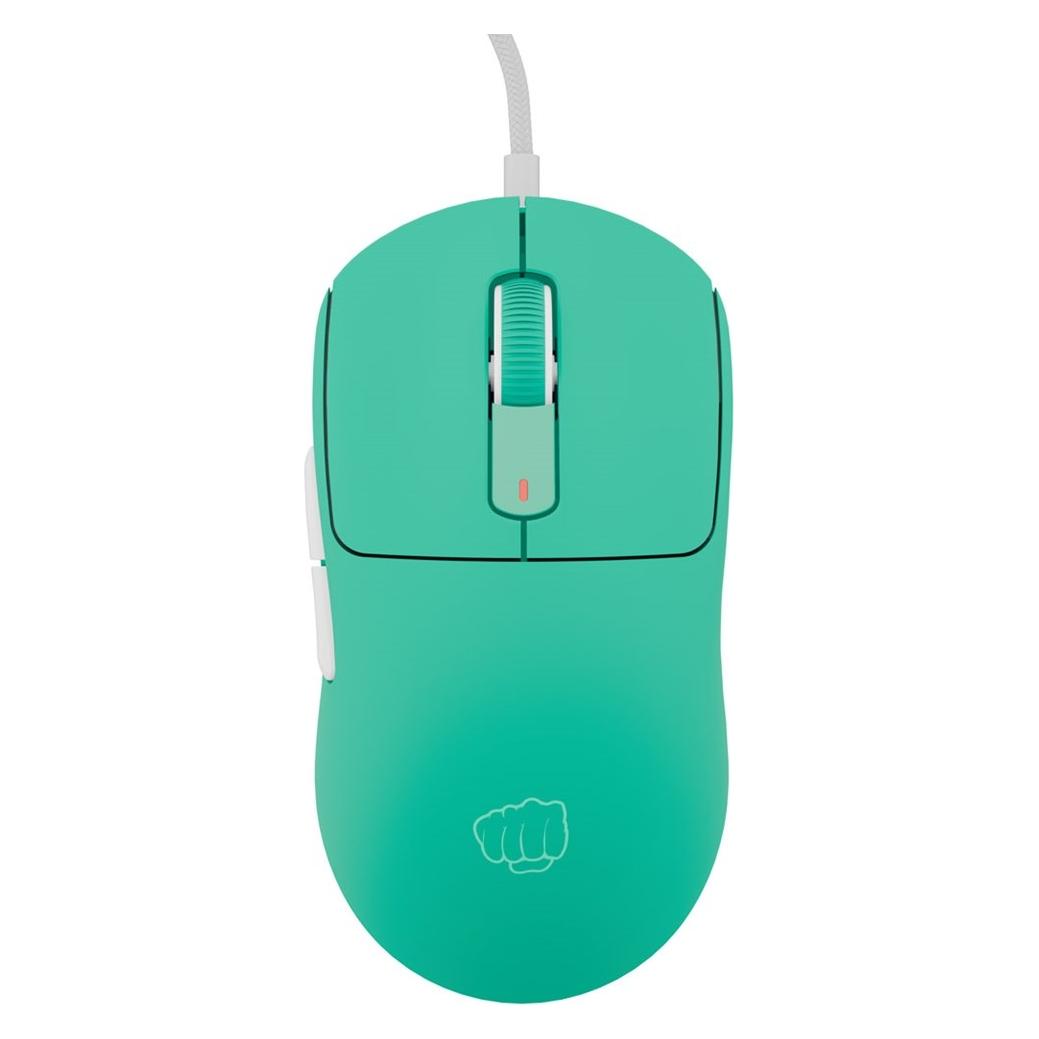 Fury Mysz Dla Graczy Tanto T4 12000dpi RGB Miętowa Gamingowa Programowalna (Kabelgebunden) (NFU-2201)