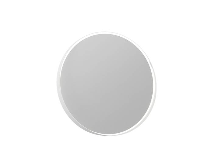 Miroir Décoratif en Bois Moonlight 75 v2 - 75 x 7 x 75 cm - Matte White