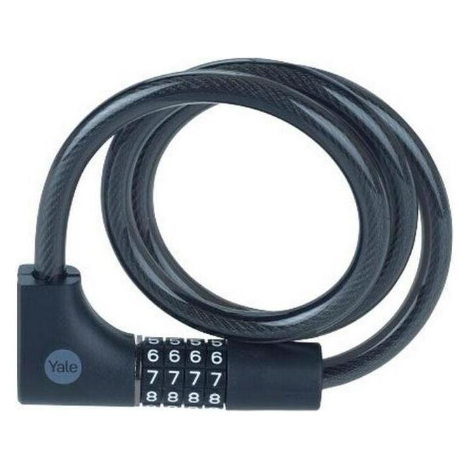 Yale Essential Security Combination & Key Cable Lock (100 cm) (YCC0/12/100/2)