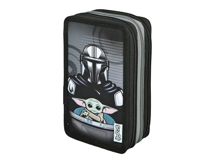 Scooli - Tripledecker Star Wars - Gefülltes Schüleretui mit hochwertigen Stiften & Zubehör - Ideal für Schule, Freizeit und unterwegs - ab 6 Jahren