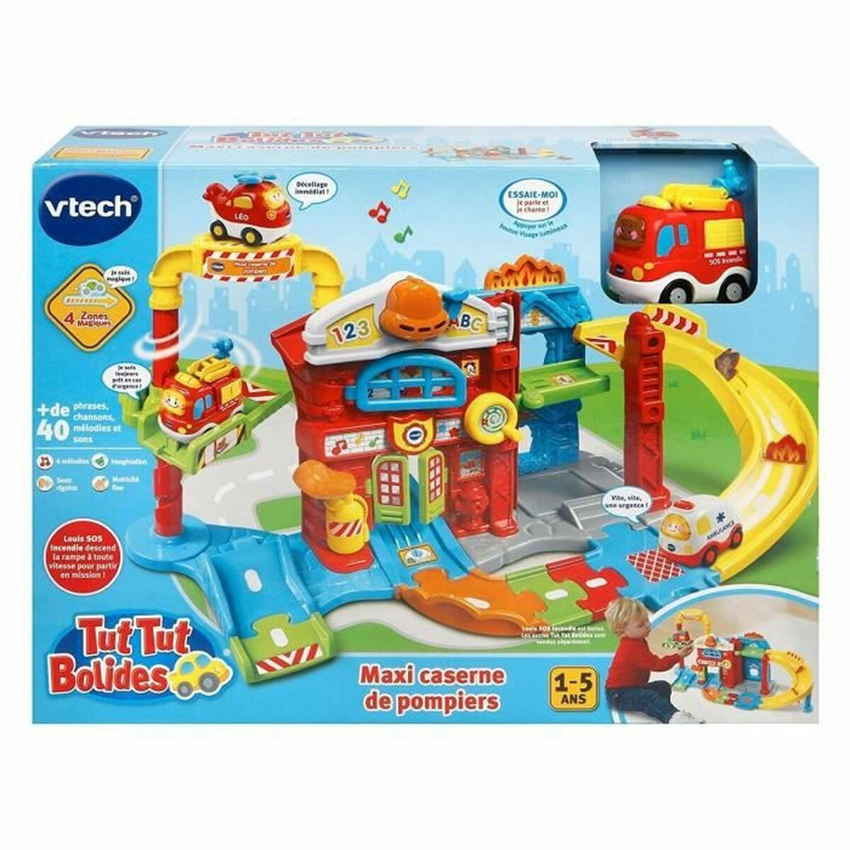 VTech Tut Tut Bolides 80-503905 met geluiden en spreekfunctie