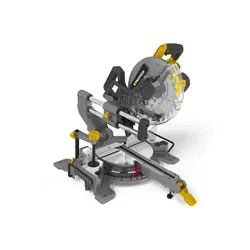 Proteco Kapp- und Gehrungssäge PROFI 255 mm mit Zugfunktion und LED-Führung