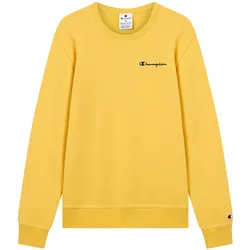 CHAMPION Crewneck Herren Sweatshirt Rundhals-Ausschnitt gelb - XXL