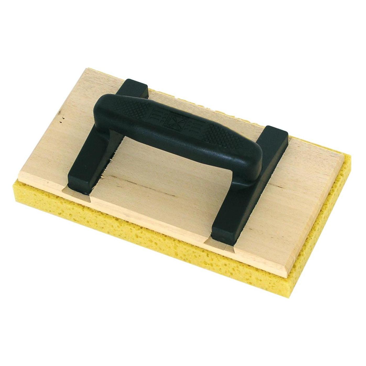 Mondelin Reibbrett mit Schwamm aus Holz mit Kunststoffgriff (14 cm) (314167)