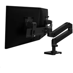 Ergotron LX Pro Monitor Tischhalterung - für 2 LCD-Displays - Schwarz