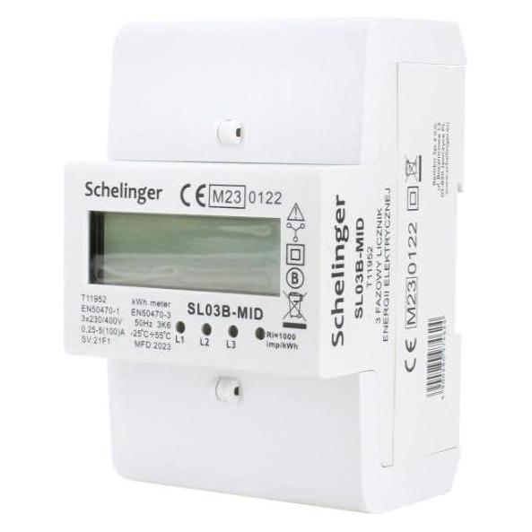 Schelinger Licznik energii 3 fazowy MID 100A (A31-SL03B-MID)