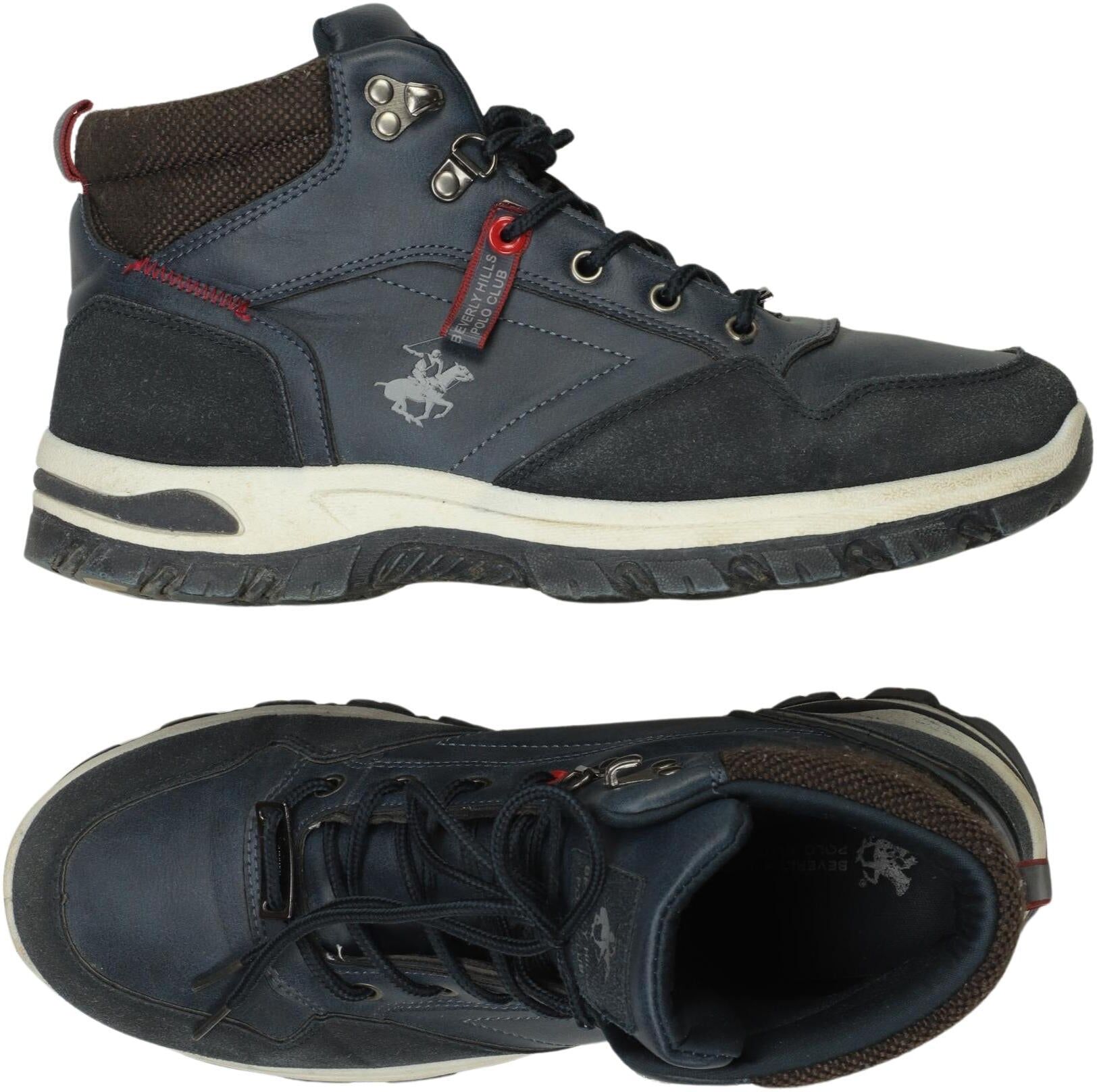 Beverly Hills Polo Club Herren Stiefel, Marineblau, Gr. EU 44, Kunstleder - Second Hand