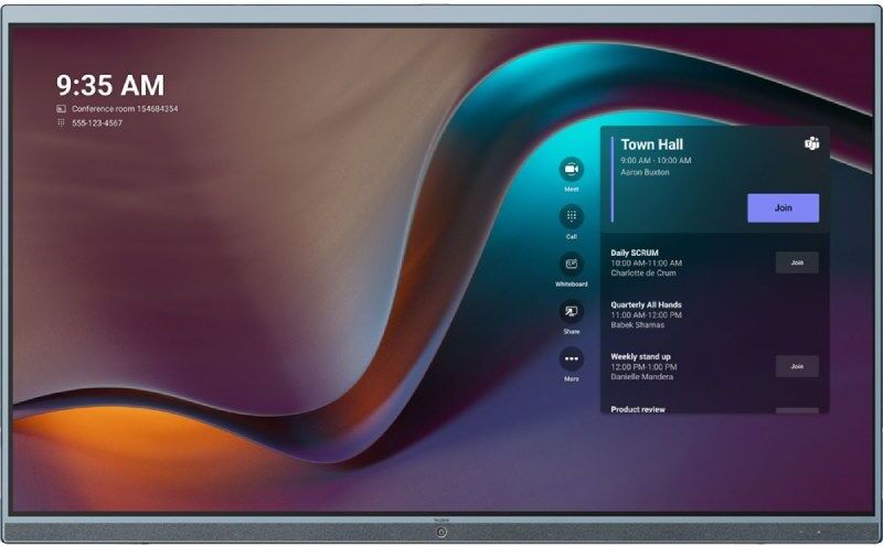 Yealink ETV65   Écran tactile Écran complémentaire 4K de 65 pouces pour MeetingBoard 65, idéal pour le double écran en grande salle !