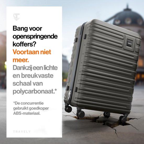 Koffer aus Polycarbonat, XL, 77 cm - 100 Liter - Robuster Hartschalenkoffer mit leisen Rollen und TSA-Schloss - Ideal für Urlaub und Wochenendausflüge