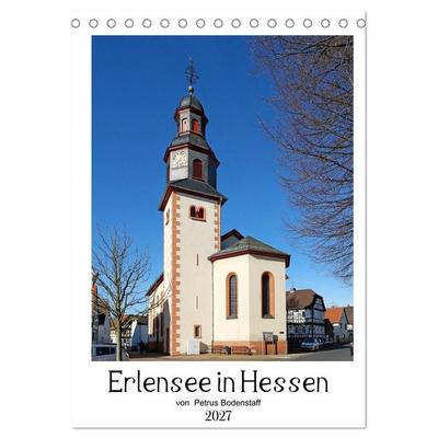 Erlensee in Hessen von Petrus Bodenstaff (Tischkalender 2027 DIN A5 hoch), CALVENDO Monatskalender