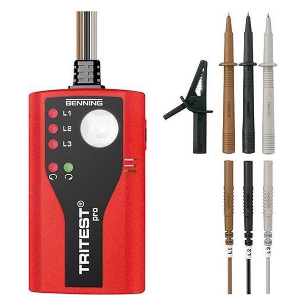 Benning TRITEST pro Drefeldrichtungsan (CAT III 300V, Hand-Multimeter) (20052)