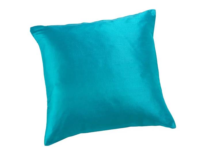 Zierkissenhülle Goa, Johann Jakob, aqua, Seide