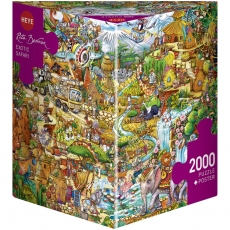 Heye Puzzle - Exotic Safari - Triangular 2000 Teile 296429
