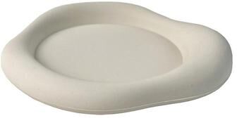 Snug & Styled Cloud Shaped Silicone Coaster Heat Resistant Cup Mat & Jewelry Tray white