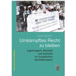 Umkämpftes Recht zu bleiben, Fachbücher von Sarah Nimführ