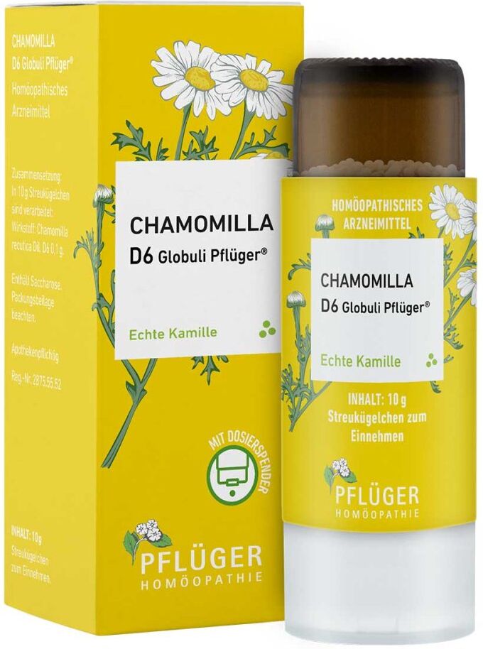 Chamomilla D6 Globuli Pflüger Dosierspender