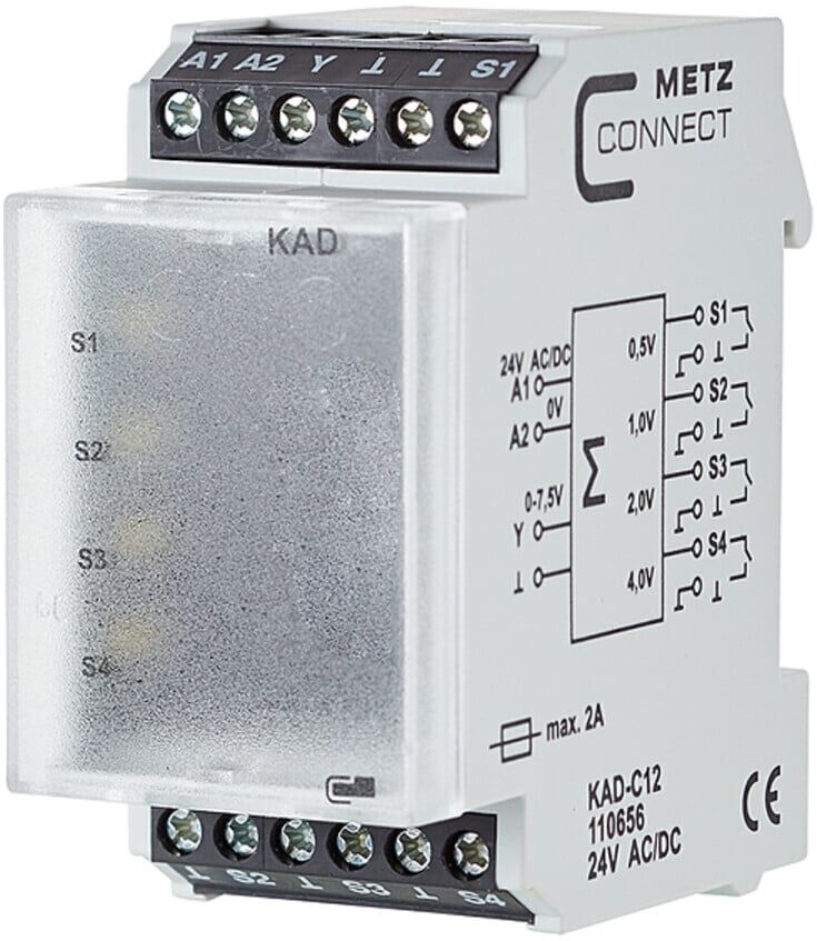 BTR NETCOM Schnittstellenmodul KAD-C12 24ACDC 7,5DC ; Metz Connect (110656)