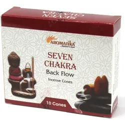 Aromatica Backflow Incense Cones - 7 Charkras