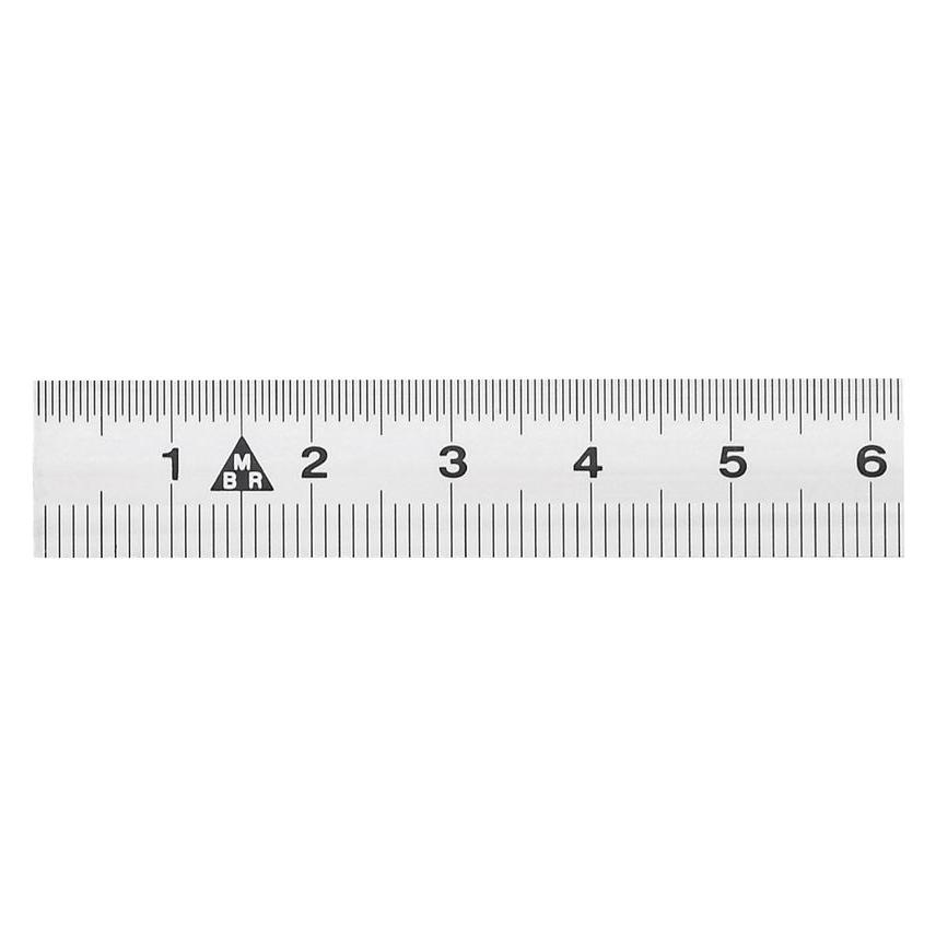 BRW Stahlmassstab INOX (20 cm, Stahl) (158600.0300)