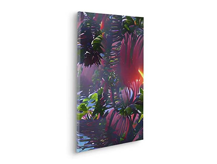 Komar Keilrahmenbild im Echtholzrahmen - Rockabilly - Größe 40 x 60 cm - Wandbild, Kunstdruck, Wanddekoration, Design, Wohnzimmer, Schlafzimmer