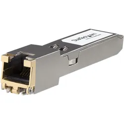 StarTech HP JL563A kompatibles SFP+ Transceiver-Modul – 100/1000/10000Base-TX, Transceiver, Silber