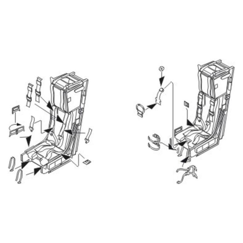CMK Hawk T.Mk.I Ejection seats (129-Q48102)