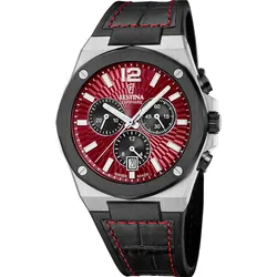 Festina Quarz Herren VallÉe F22003/5 - rot,schwarz - 42mm