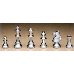 Zinn Giessform Schachfigurenset Staunton