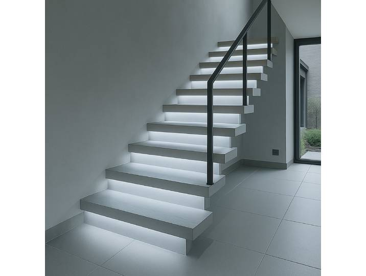 Velvalux LED Trapverlichting Set met Bewegingssensor - Helder/Koud Wit 6000K - Dimbaar - Tot 16 Treden
