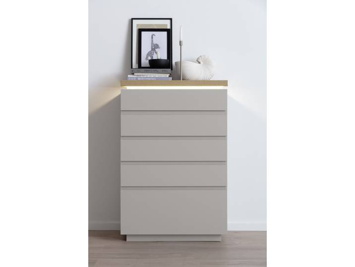 Kommode mit Schubladen 75 x 116 x 40cm Beige