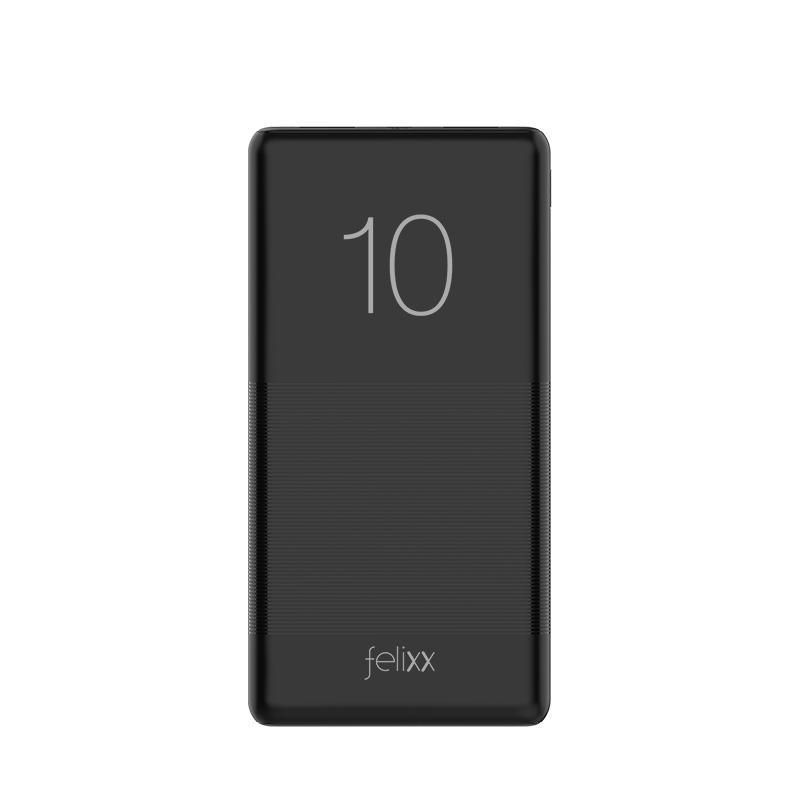 Felixx 10000 mAh Powerbank Micro-USB Pro 10 (Schwarz) PB-PRO10-B
