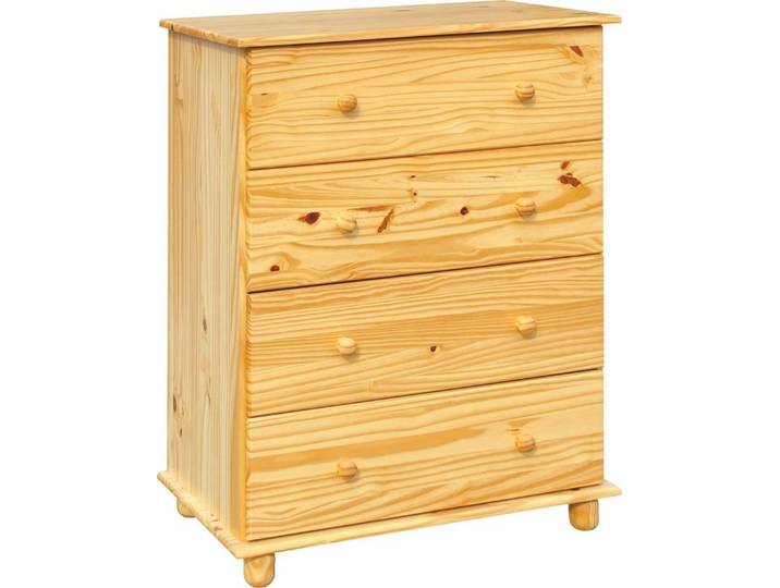 MÖBILIA Kommode Chur, aus massiven Kiefernholz, Breite 80 cm, Höhe 102 cm