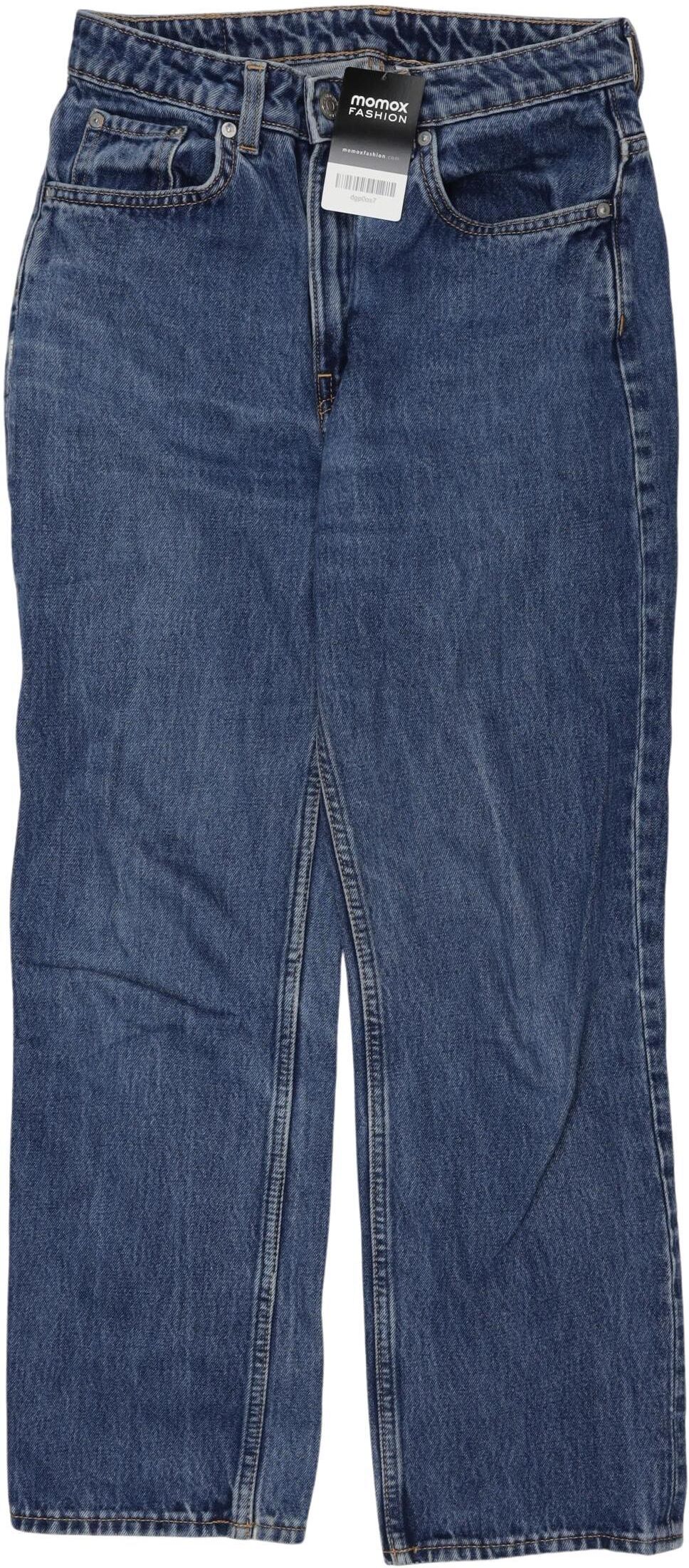 Weekday Damen Jeans, Blau, Gr. W26, Baumwolle - Second Hand