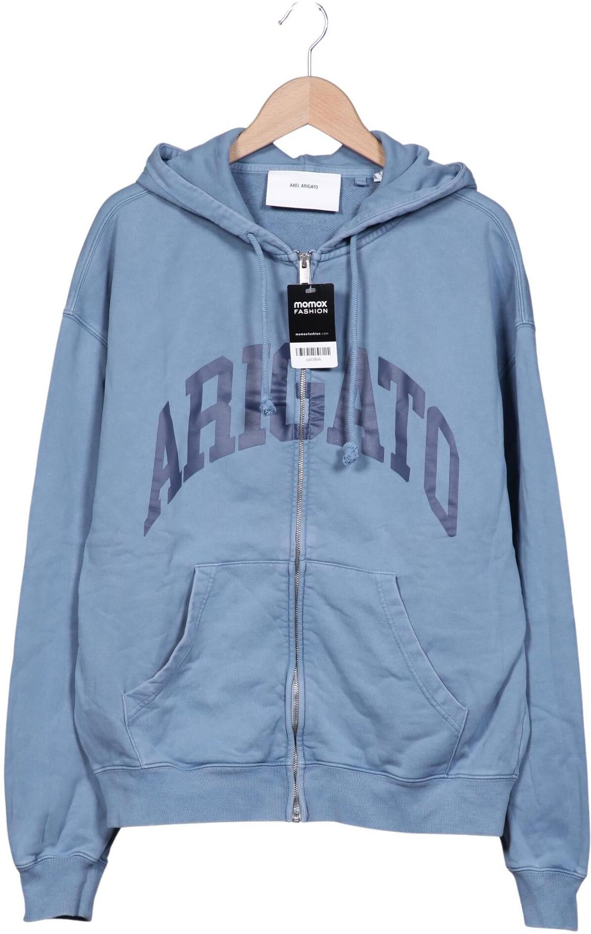 Axel Arigato Herren Kapuzenpullover, Hellblau, Gr. S, Baumwolle - Second Hand