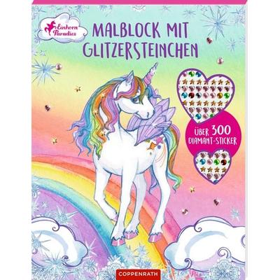 Malblock mit Glitzersteinchen, Zubehör von , Coppenrath, 978-3-649-65263-2