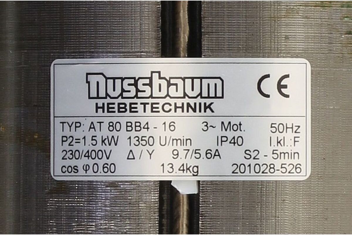 Element, Wagenheber NUSSBAUM 232SL01003EL