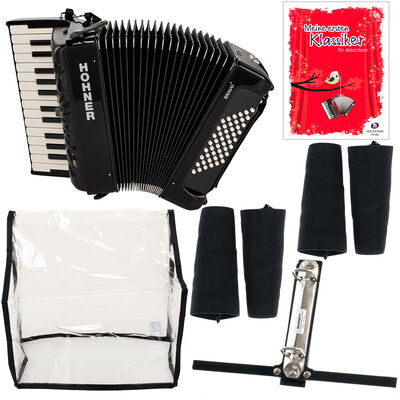 Hohner Bravo II 48 black Set noir