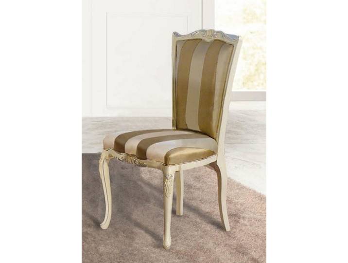 JVmoebel Esszimmerstuhl Beiger Holzstuhl mit Textilsitzfläche für elegantes Wohnen, Made in Europa
