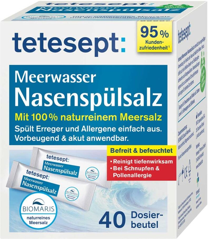 Tetesept Meerwasser Nasenspülsalz