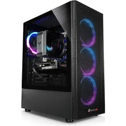 Kiebel Raptor V (1000 GB, 32 GB, AMD Ryzen 7 5700X, GeForce RTX 5060), PC, Schwarz