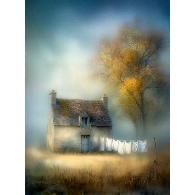 CALVENDO Puzzle Einsamkeit in Schönheit - ein Zuhause im Flüstern des Windes | 2000 Teile Lege-Größe 90x67cm Foto-Puzzle für glückliche Stunden,