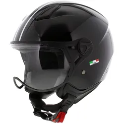 Vito Moda, Jethelm - Schwarz/Weiß - S
