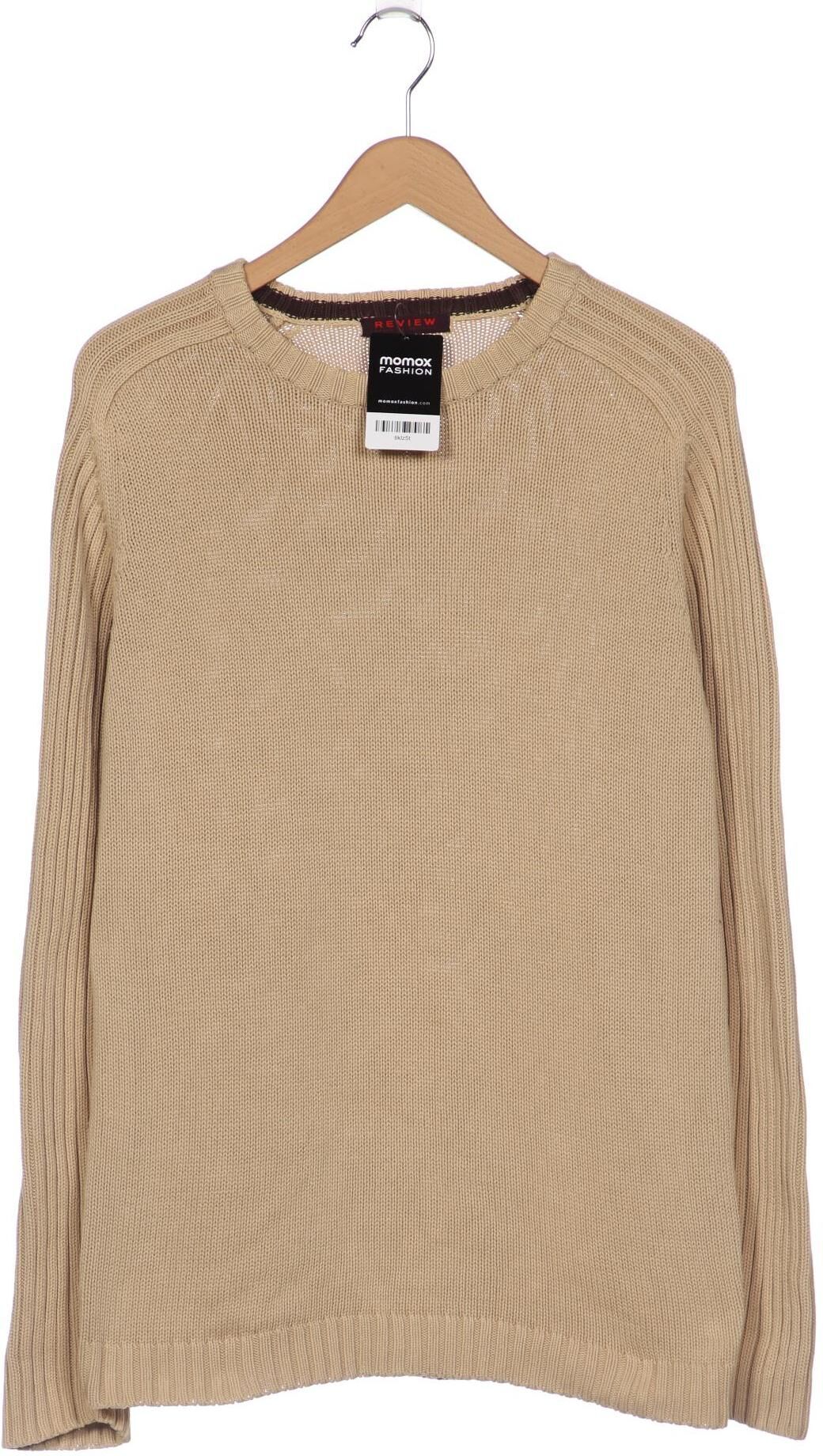 Review Herren Pullover, Beige, Gr. Xxl, Baumwolle - Second Hand